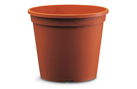 Vaso Normale Tondo 8 Terracotta