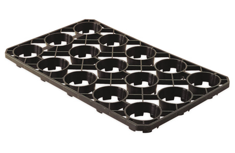 Portavaso Alveolare 10 Nero Portavaso Alveolare 10 Nero