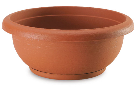 Terrae Ciotola Con Sottovaso 20 Terracotta