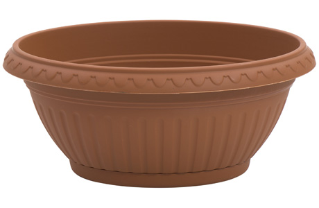 Ciotola Medea Con Sottovaso 30 Terracotta