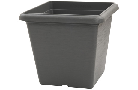 Terrae Vaso Quadro 40 Grigio Fumo