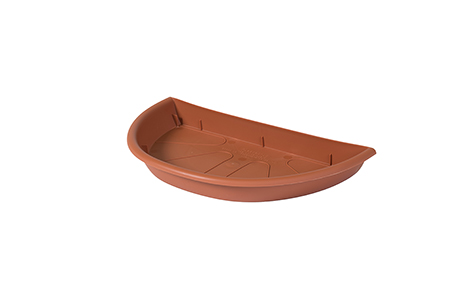 Sottovaso Semicerchio Omnia 35 Terracotta