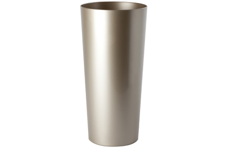 Vaso T Mood Alto 30 Shiny 30 Beige Perla Vaso T Mood Alto 30 Shiny 30 Beige Perla