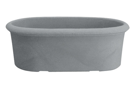 Col Cassetta Ovale Liscia 55 Grigio Anticato Col Cassetta Ovale Liscia 55 Grigio Anticato
