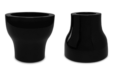 Vaso Fit 55 Laccato 55 Nero Laccato Vaso Fit 55 Laccato 55 Nero Laccato