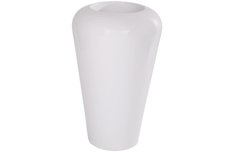 Vaso Mymou Alto Laccato 80 Bianco Laccato Vaso Mymou Alto Laccato 80 Bianco Laccato