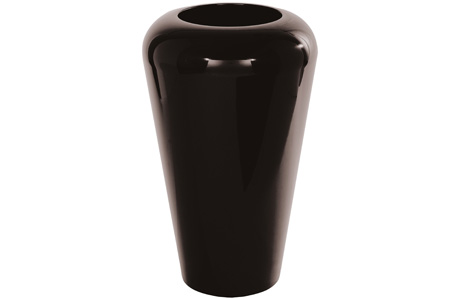 Vaso Mymou Alto Laccato 80 Nero Laccato Vaso Mymou Alto Laccato 80 Nero Laccato