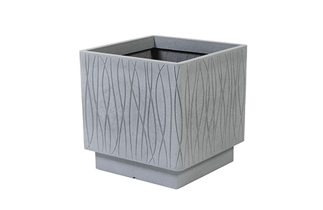 Vaso Quadro Naturalia 40 Grigio Anticato