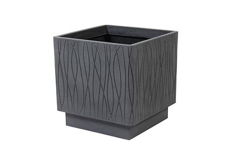 Vaso Quadro Naturalia 40 Grigio Ardesia