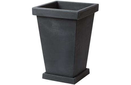 Qlb Vaso Quadro Liscio Bordato 45 Grigio Ardesia Qlb Vaso Quadro Liscio Bordato 45 Grigio Ardesia