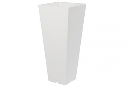 Qun Vaso Quadro Alto 120 Bianco Ottico