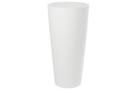 Tan Vaso Tondo Alto 70 Bianco Ottico