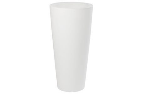 Tan Vaso Tondo Alto 100 Bianco Ottico