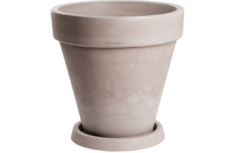 Tlb Vaso Tondo Liscio Bordato 50 Avana