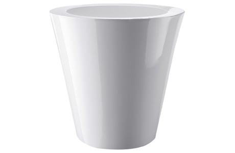 Vcn Vaso Conico Laccato 50 Bianco Laccato Vcn Vaso Conico Laccato 50 Bianco Laccato