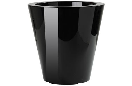 Vcn Vaso Conico Laccato 60 Nero Laccato Vcn Vaso Conico Laccato 60 Nero Laccato